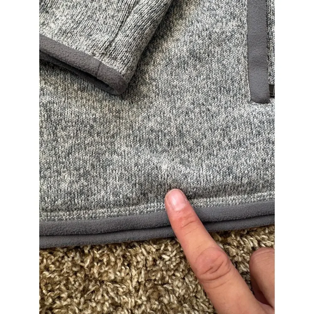 Pategonia Better Sweater Ful Zip Fleece Jacket Mens Size XXL Gray Viewsonic